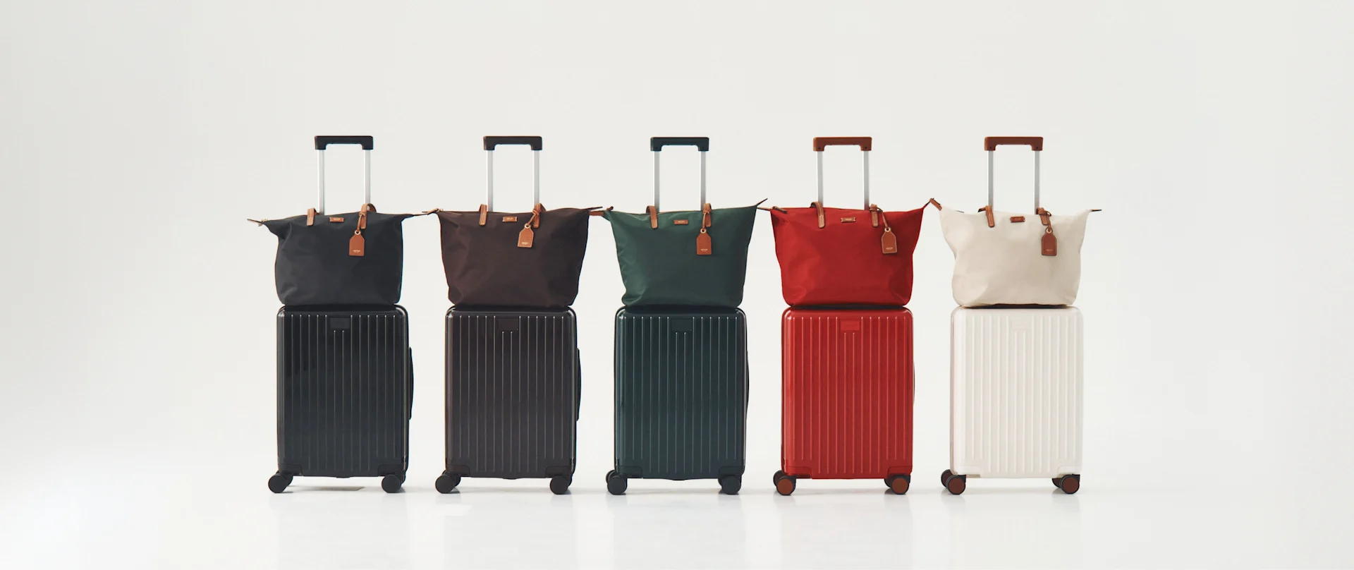 Jet Carry On roller case in five colours