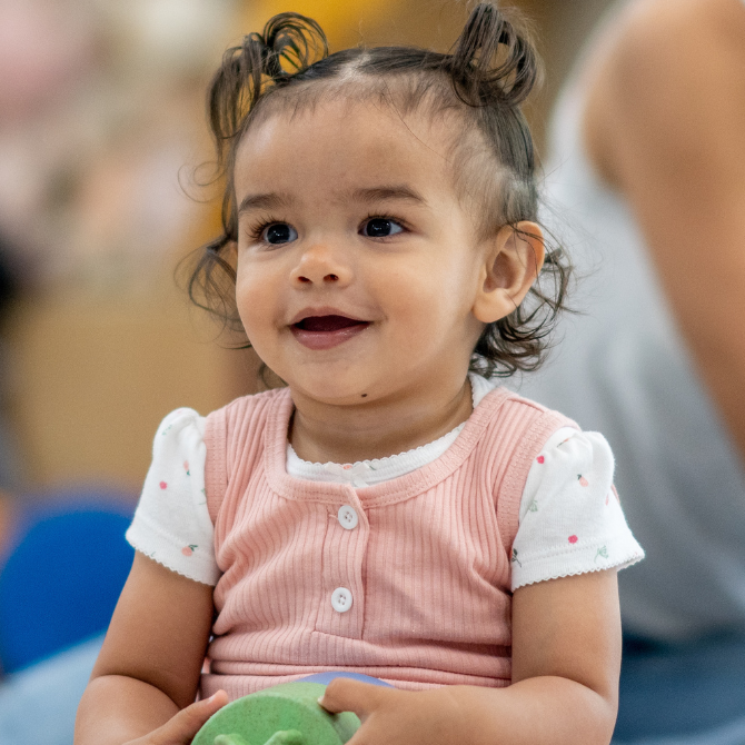 17 month old baby at daycare