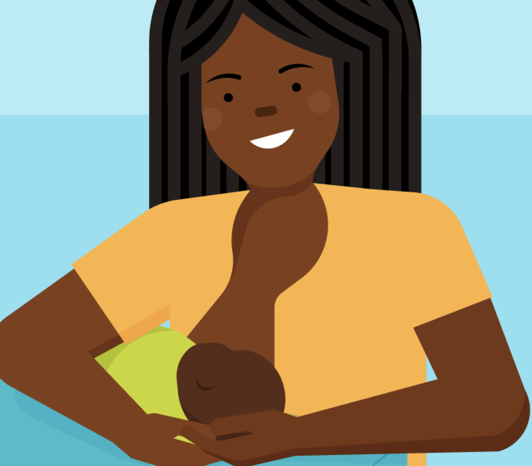 Breastfeeding positions for babies