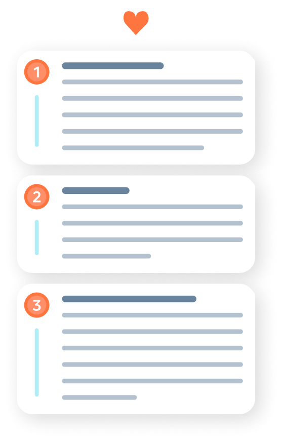 Proactive, step-by-step miniplans