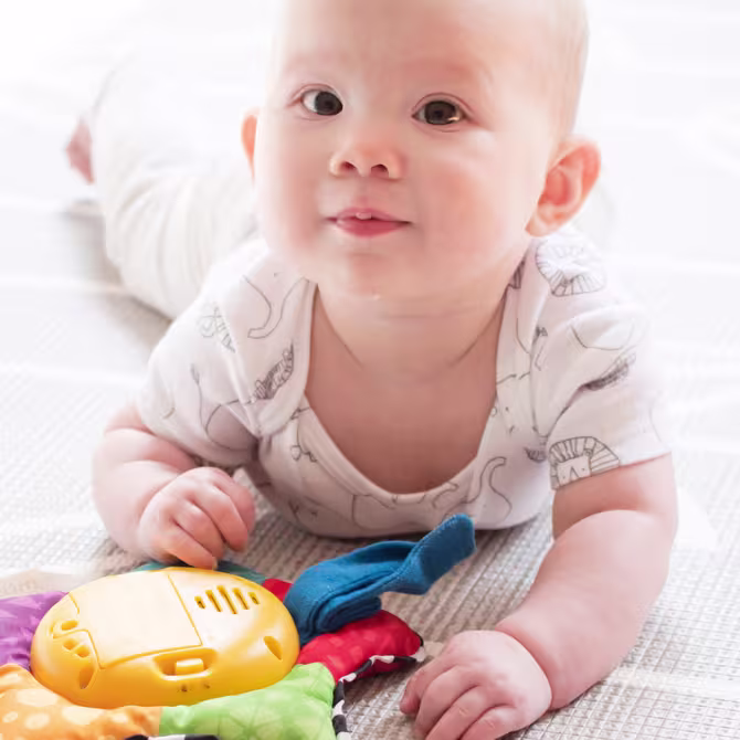 A 5 month old baby.