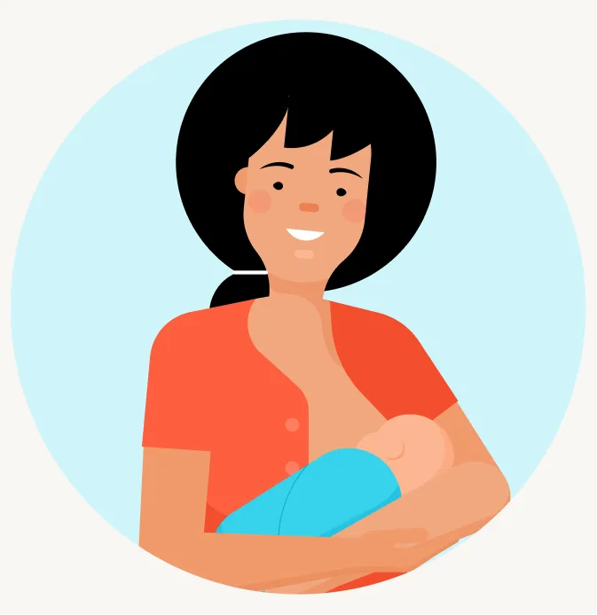 Cradle Hold breastfeeding