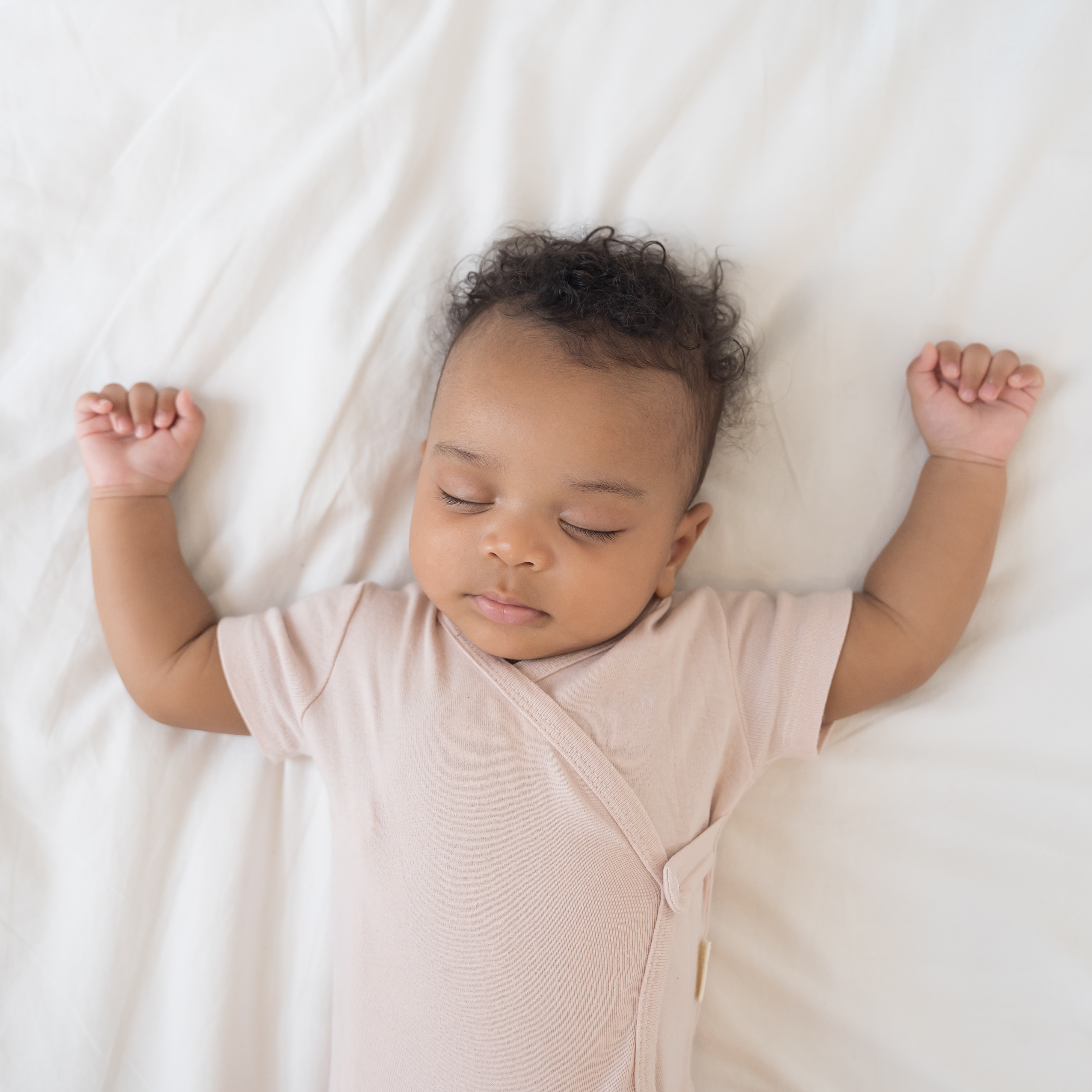 Newborn baby in active sleep