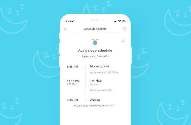 Schedule creator image.