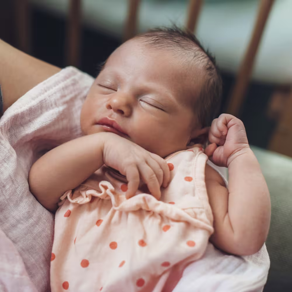 Sleeping newborn