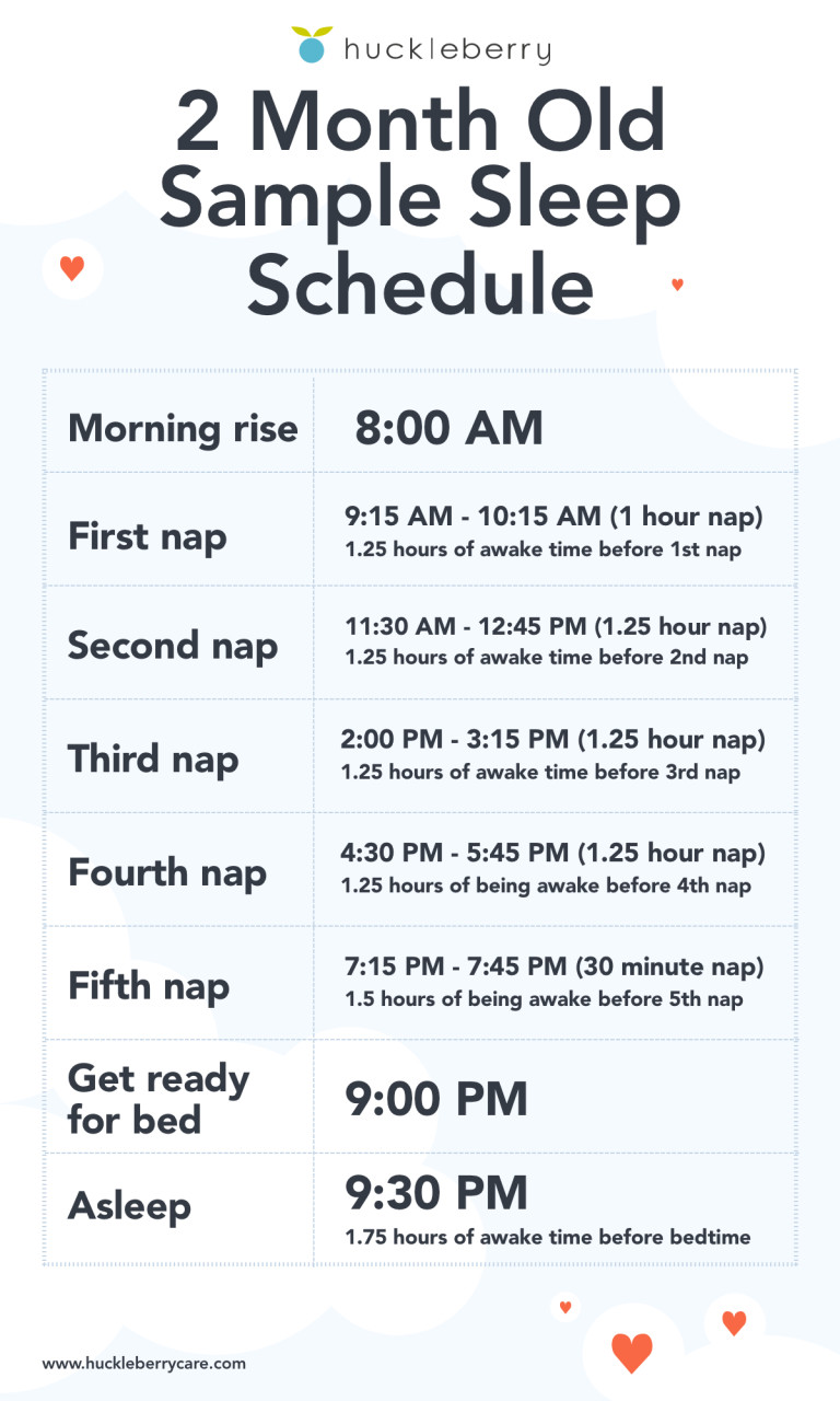 2 old / 8 old sleep schedule: Bedtime and schedule | Huckleberry