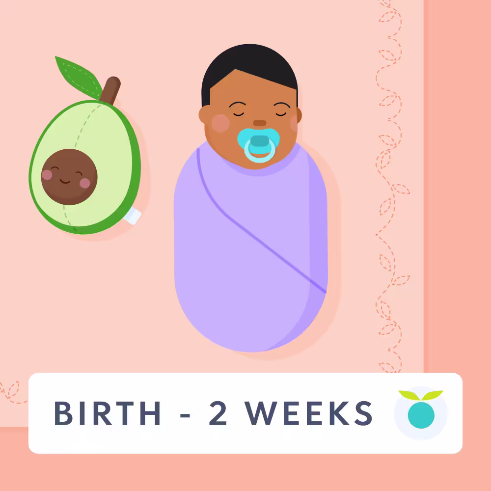 Newborn feeding schedule, 0 - 2 weeks
