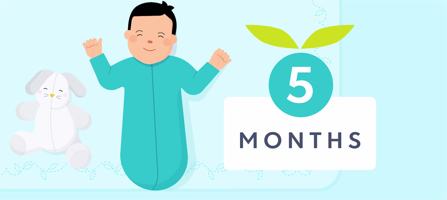 5 month sleep | Huckleberry