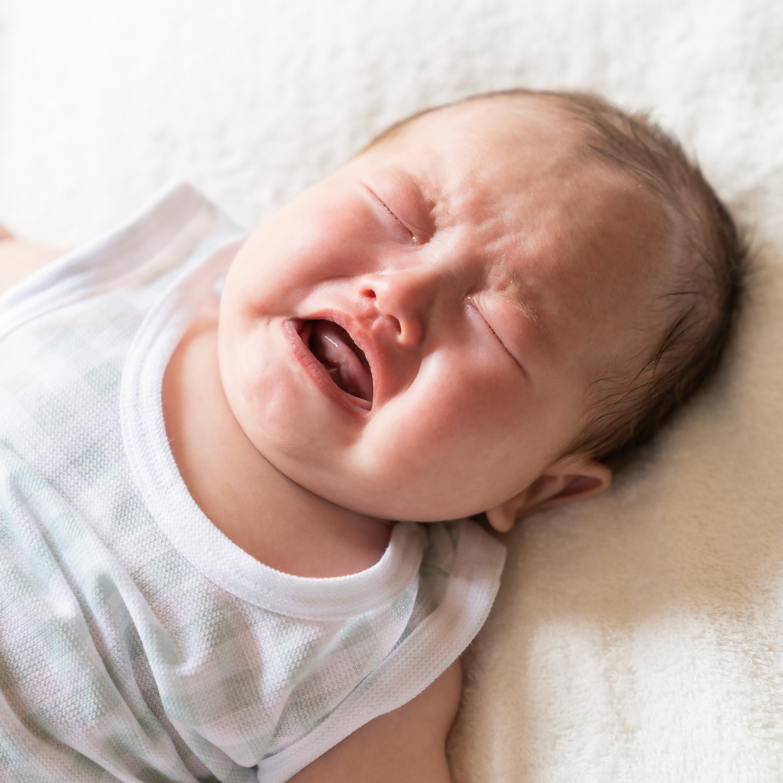 Baby crying in sleep