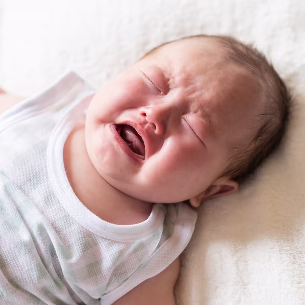Baby crying in sleep