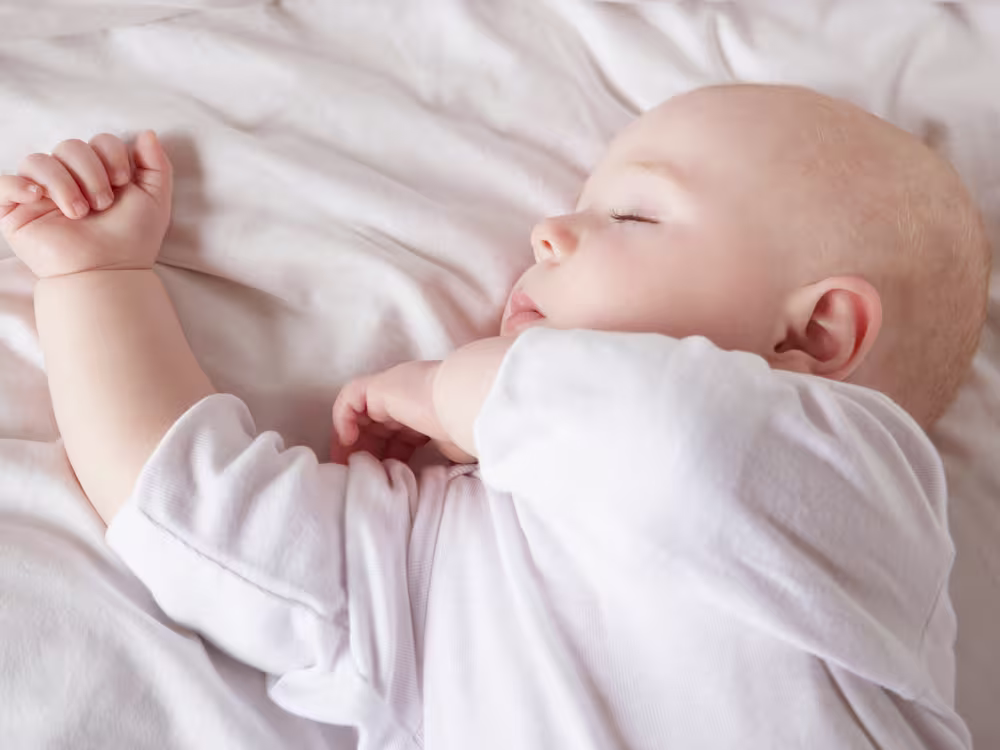 Infant baby sleeping