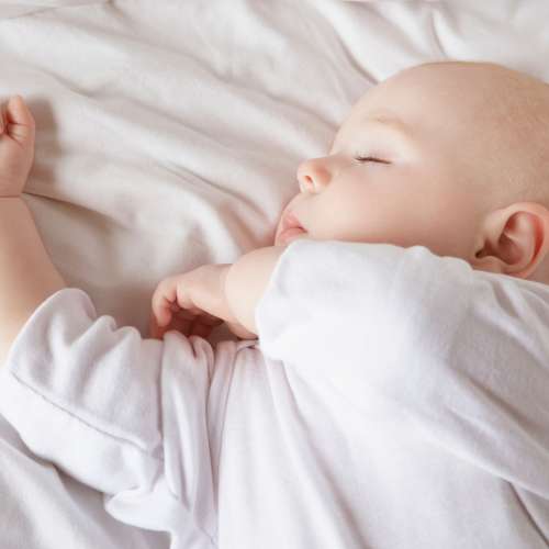 Infant baby sleeping