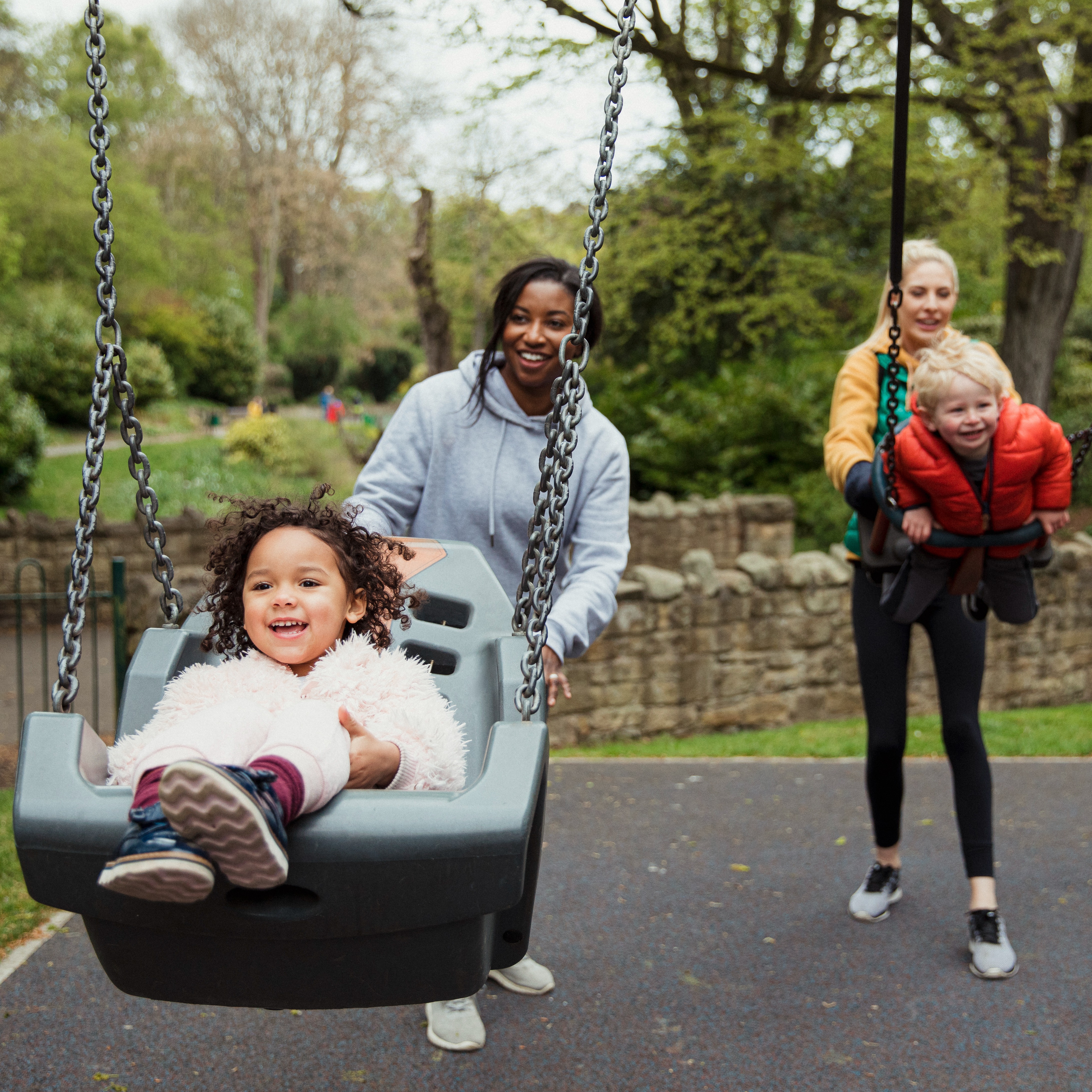 Mom friends at the park
