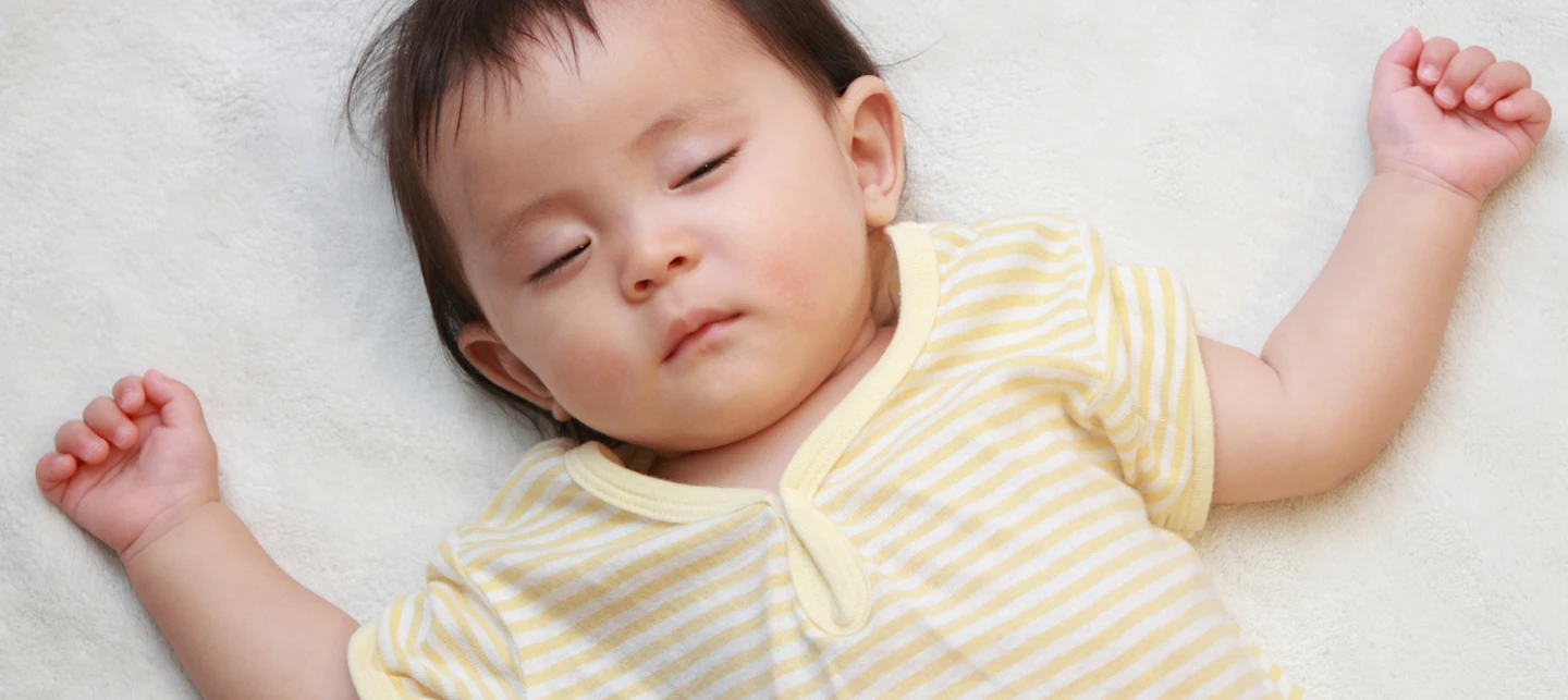 Baby sleeping. | Huckleberry