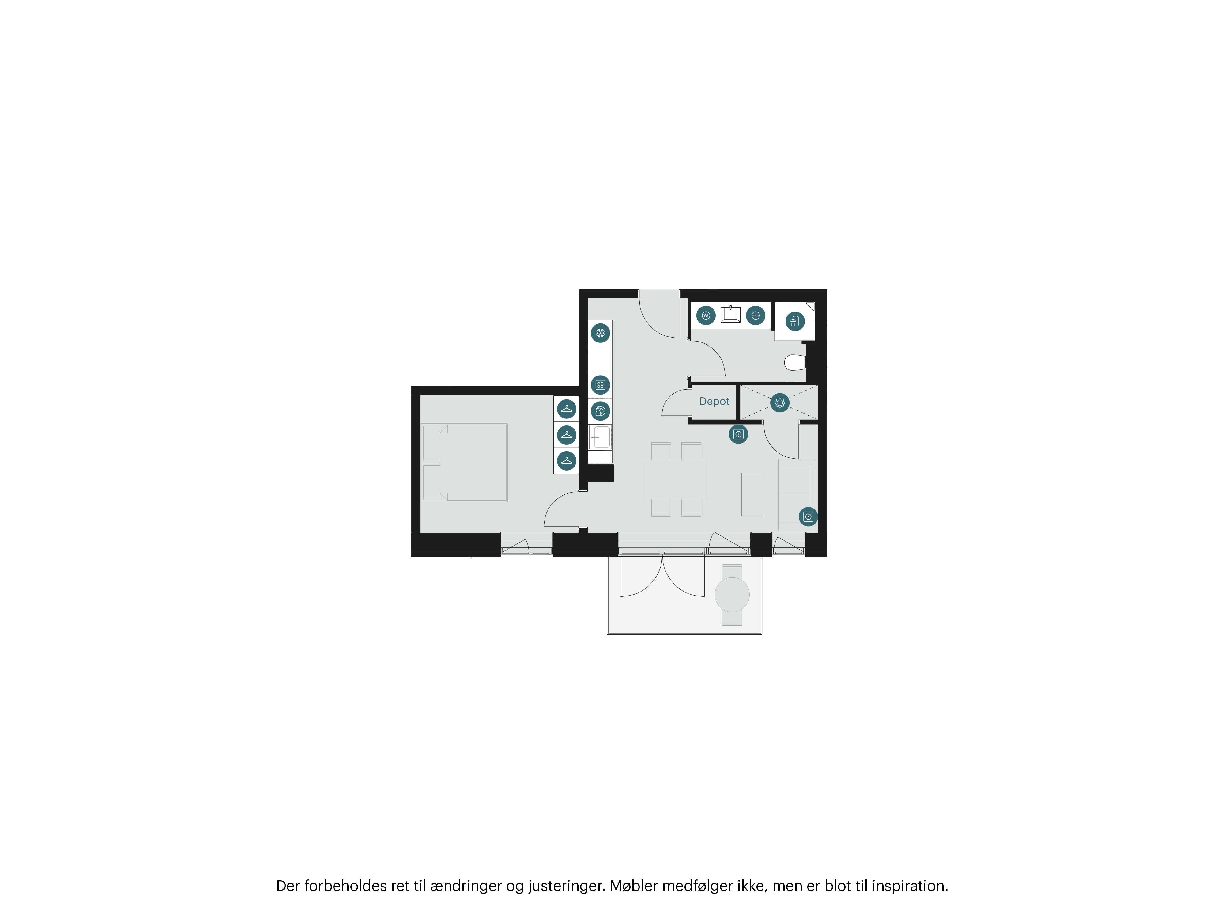 2-room apartment in Espergærde image 6