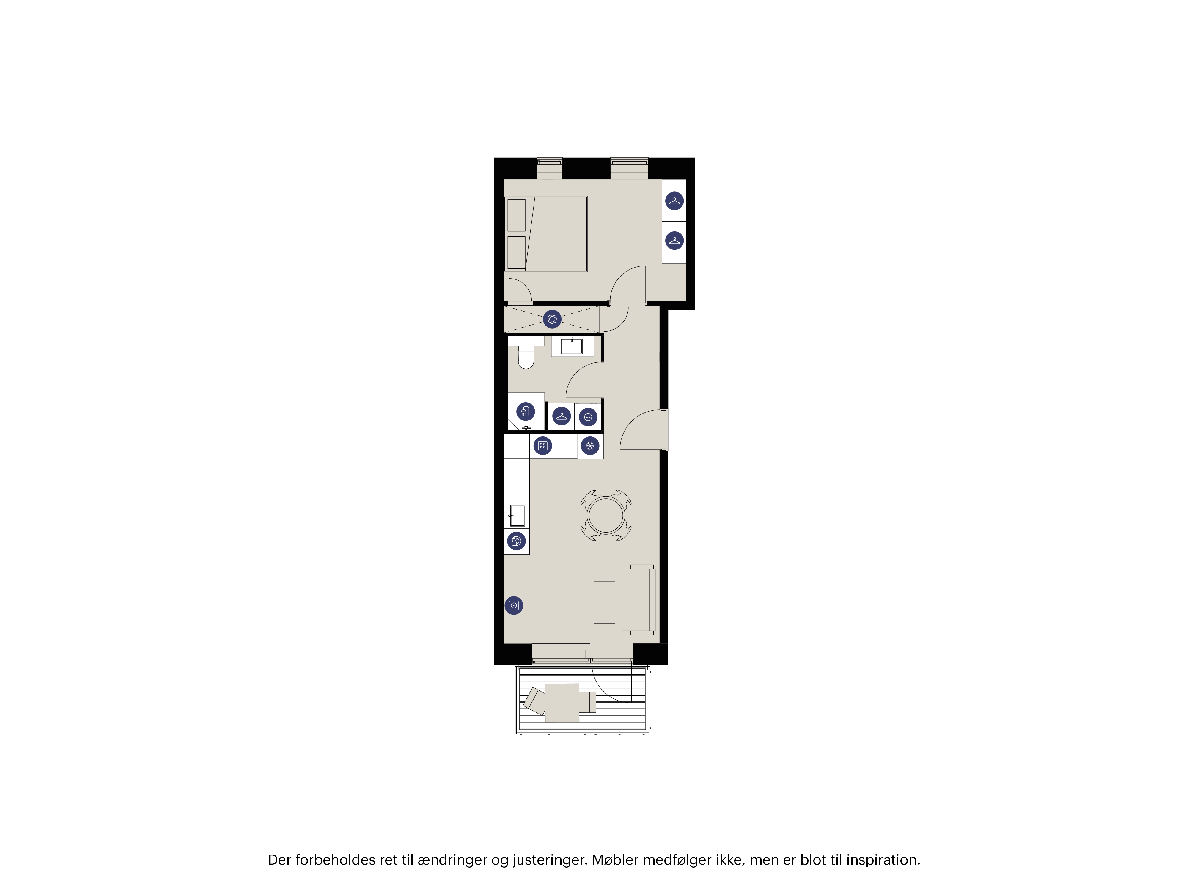 2-room apartment in Hedehusene image 6