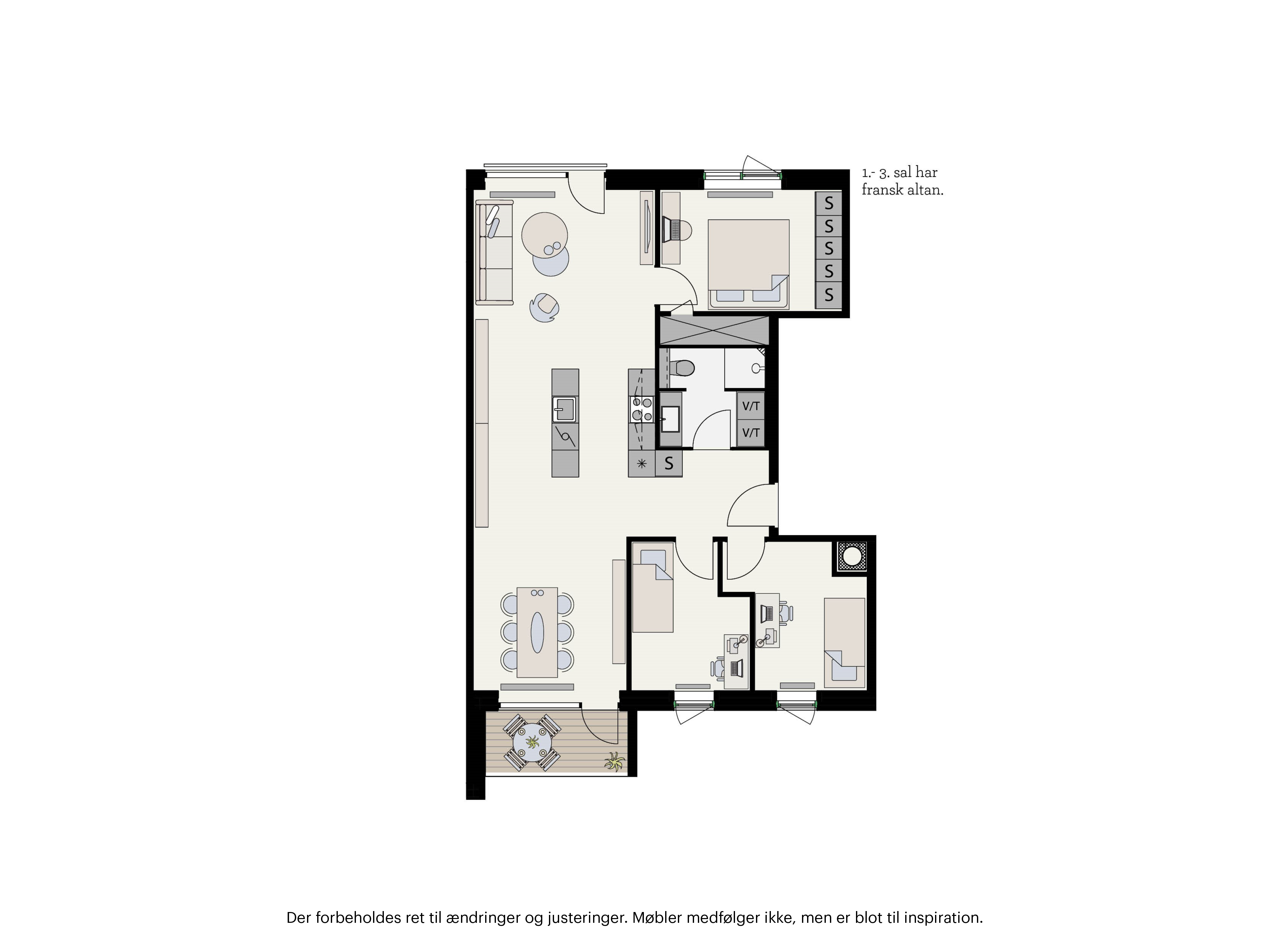 Else Alfelts Vej 52 E, 2. th. 2300, København S billede 3
