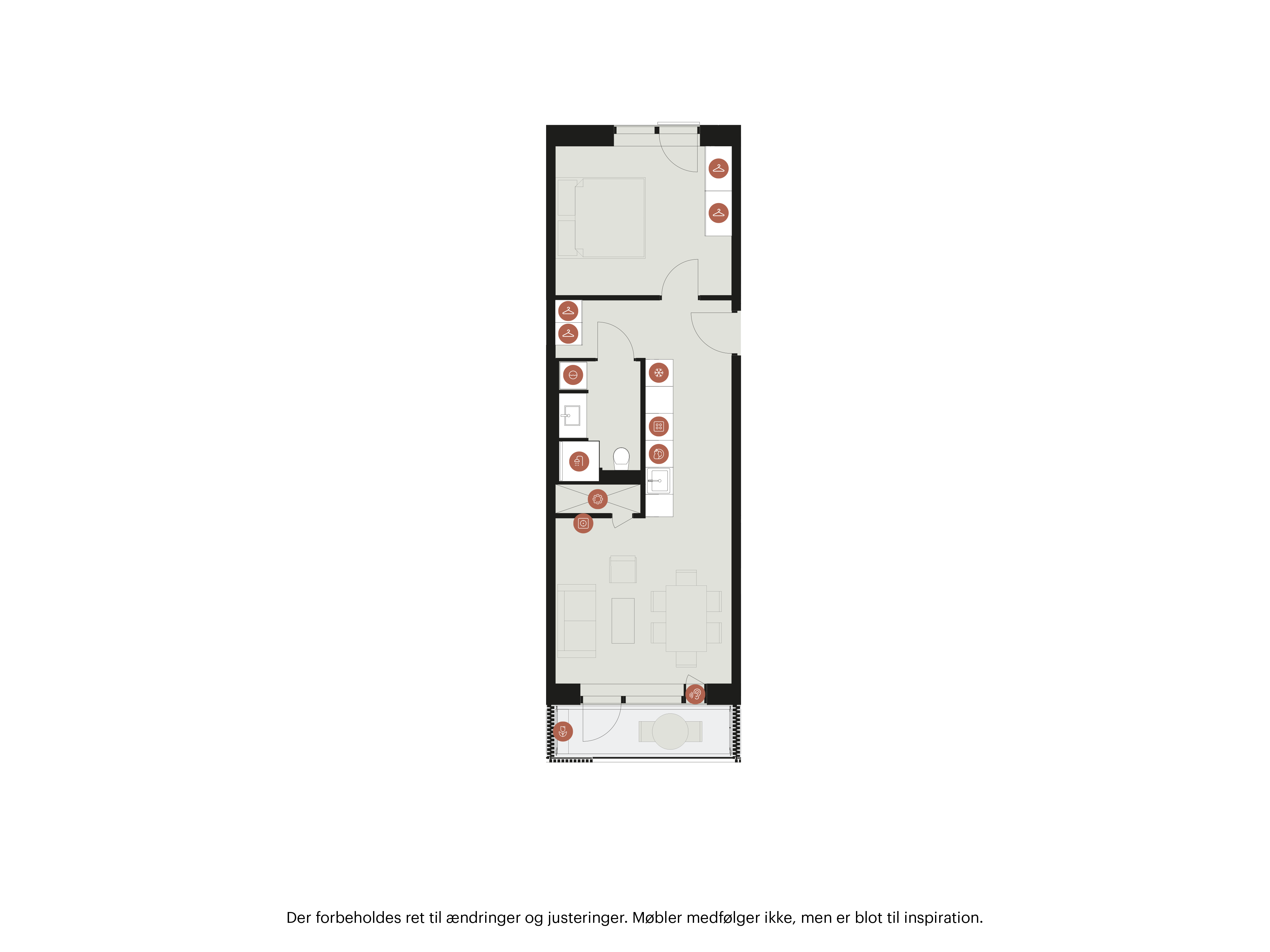 2-room apartment in Solrød Strand image 6