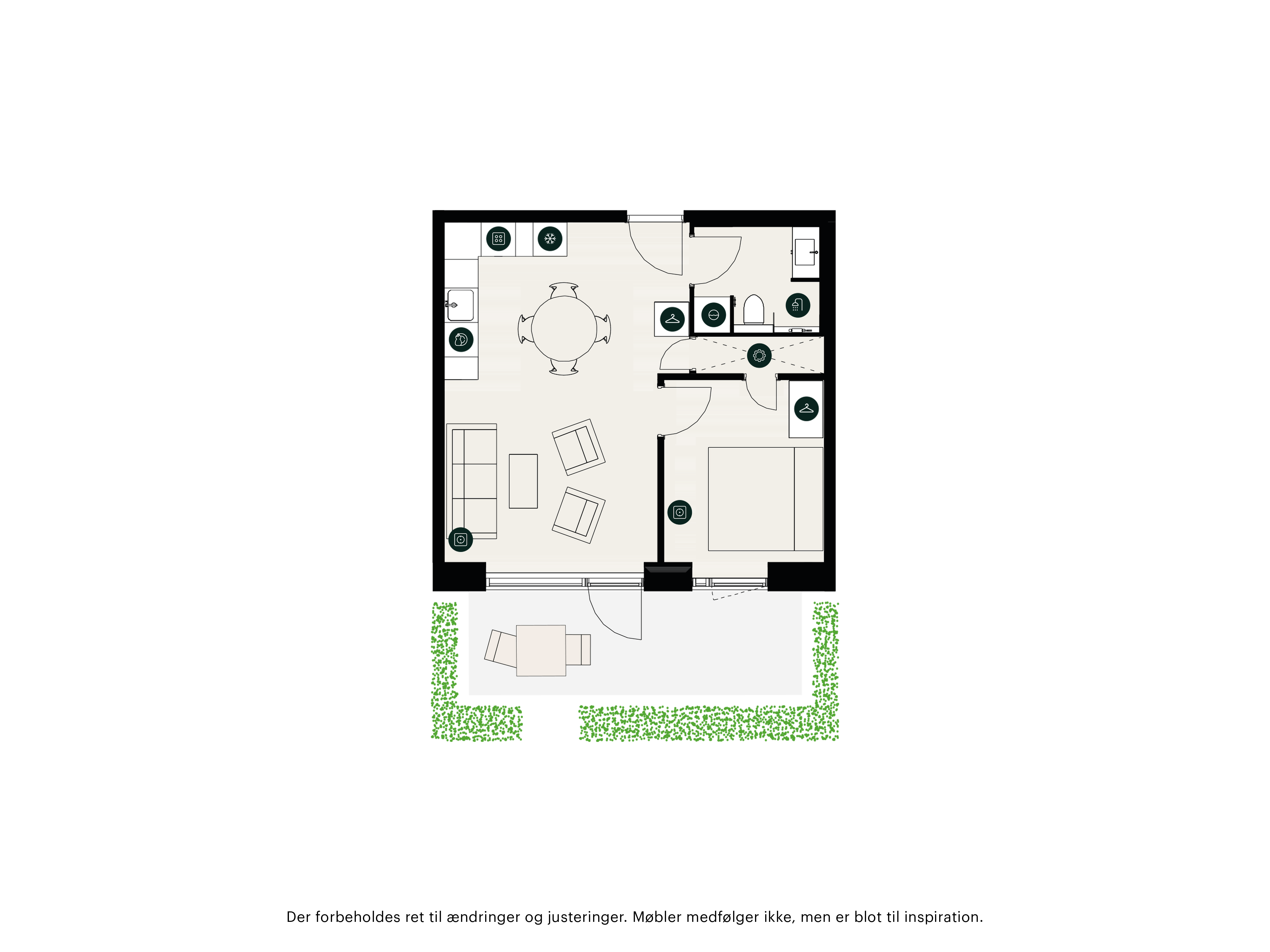 2-room apartment in Helsingør image 6