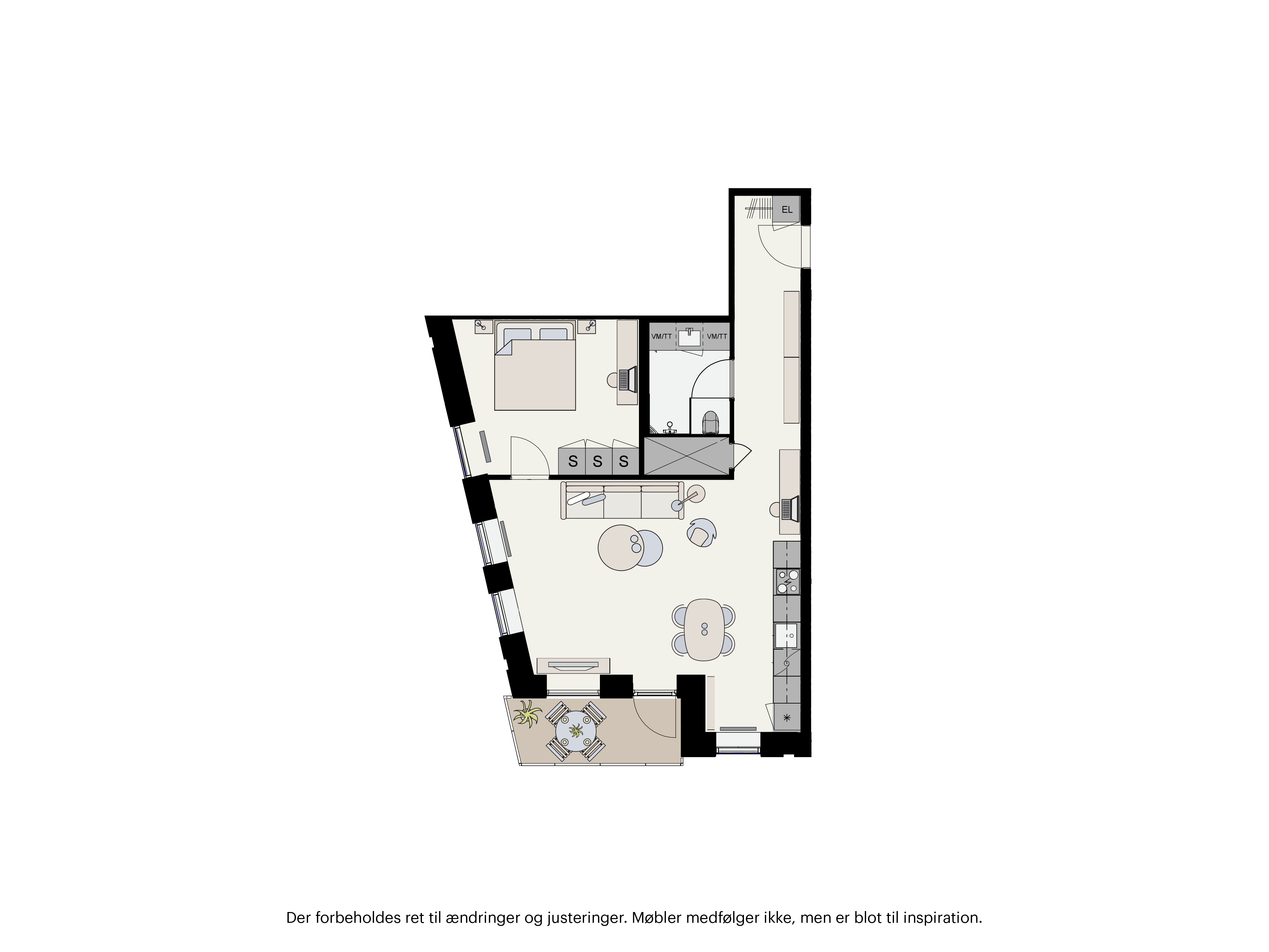 2-room apartment in Koebenhavn S image 3