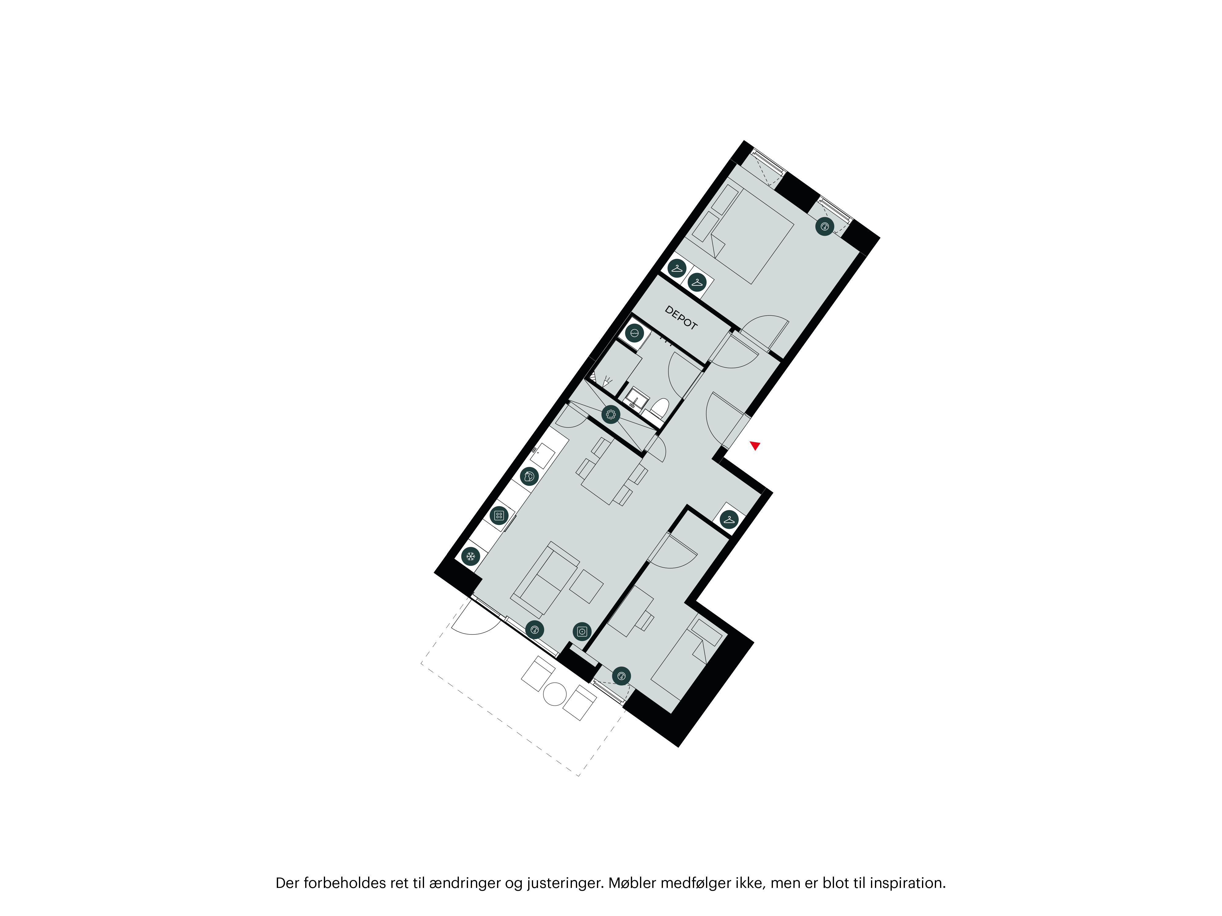 3-room apartment in Hilleroed image 6