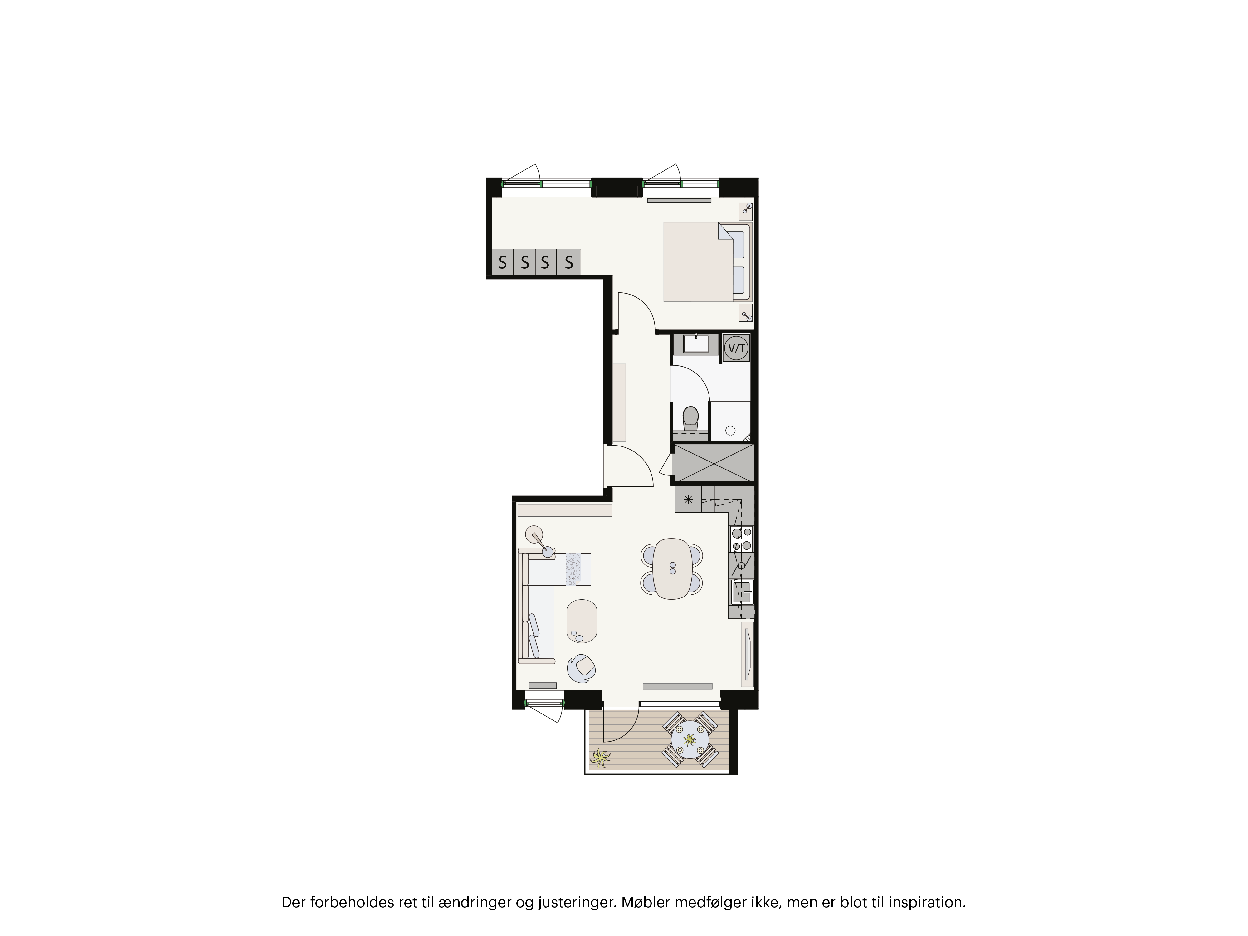 2-room apartment in Koebenhavn S image 3
