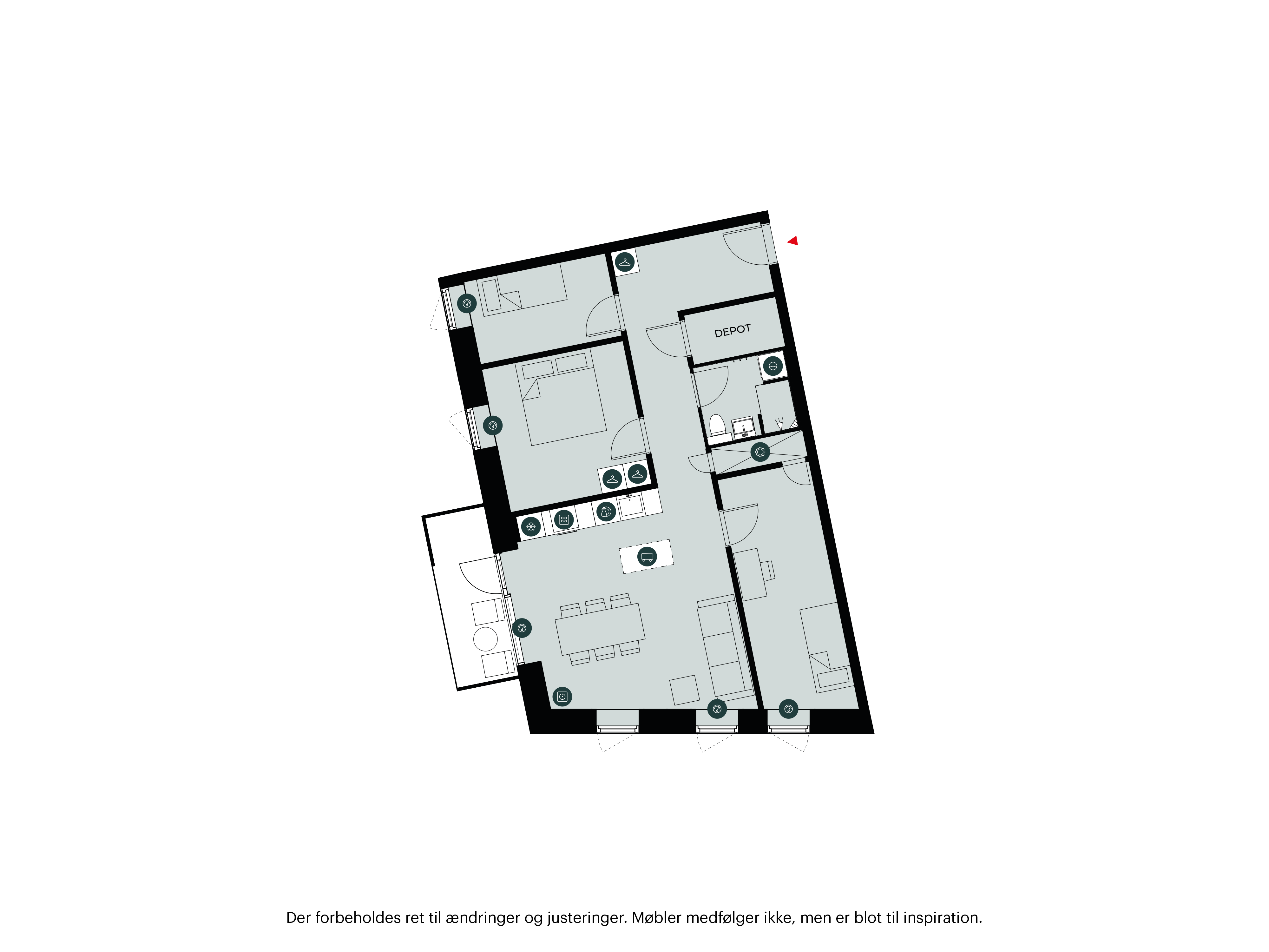 4-room apartment in Hilleroed image 6