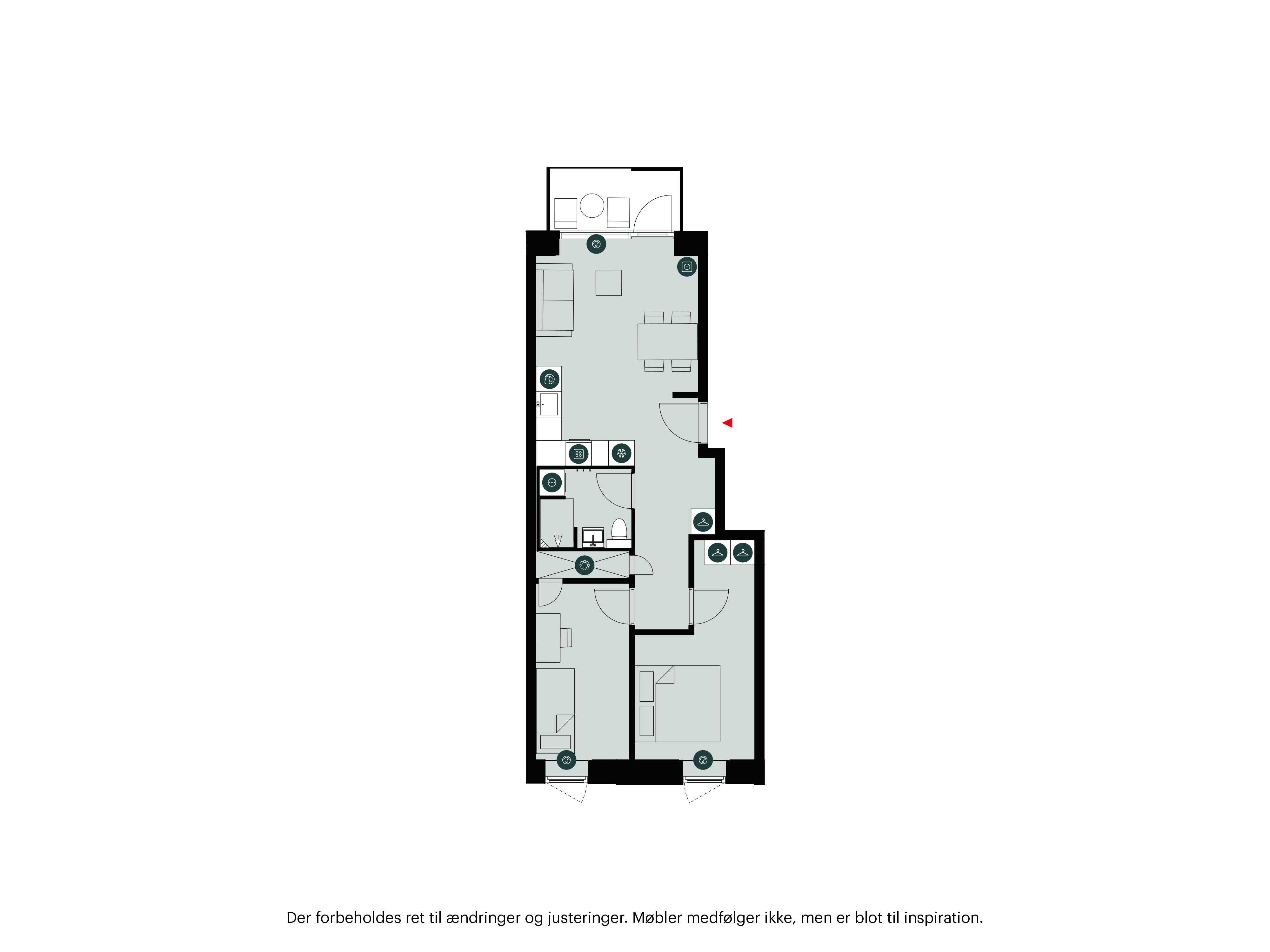 3-room apartment in Hilleroed image 6