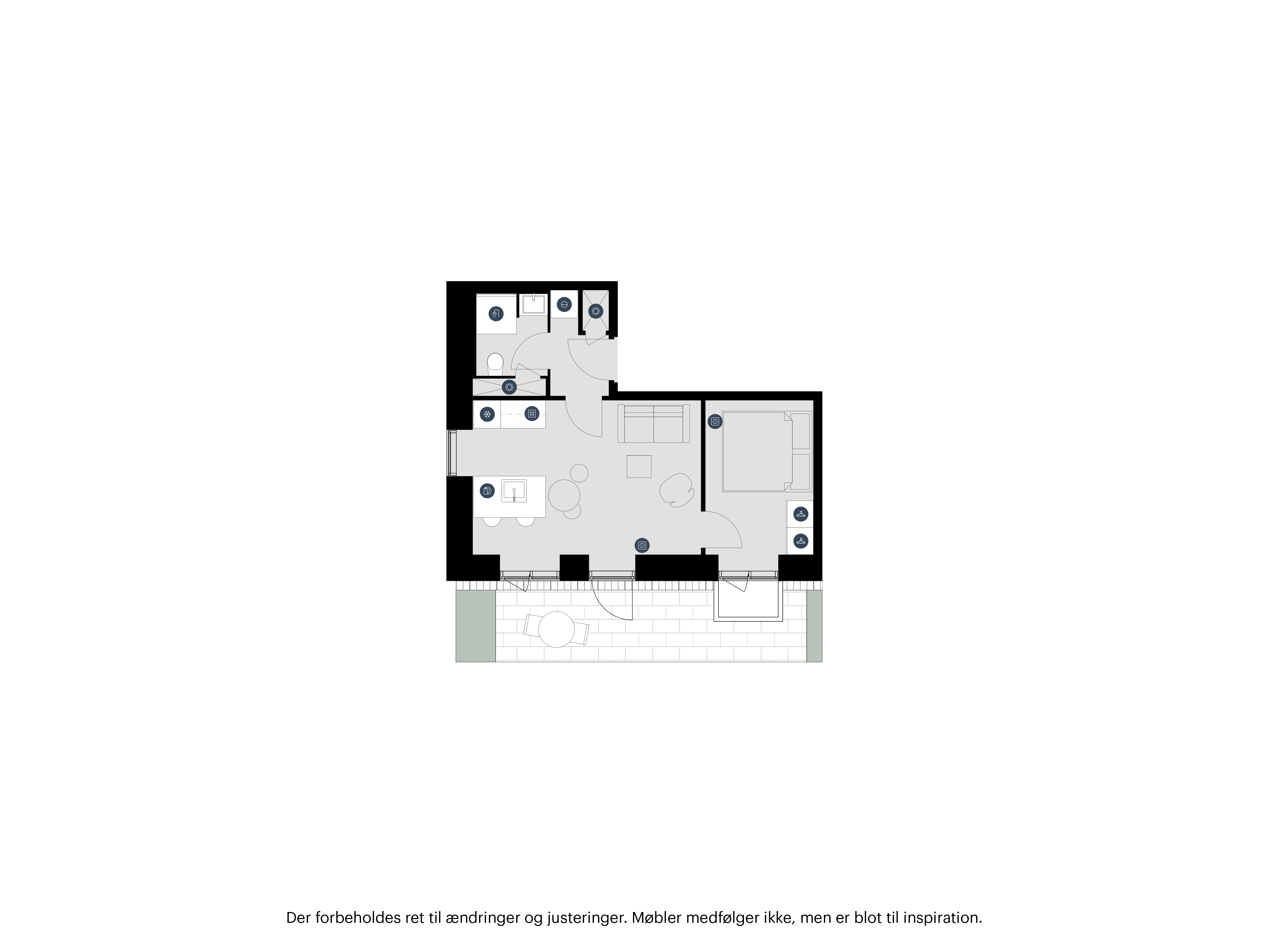 2-room apartment in Greve image 6