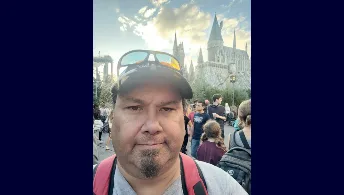 Bret Holmes enjoys a vacation with his family.