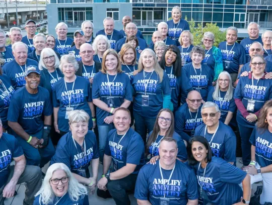 The image depicts a group of Inspire Therapy Ambassadors