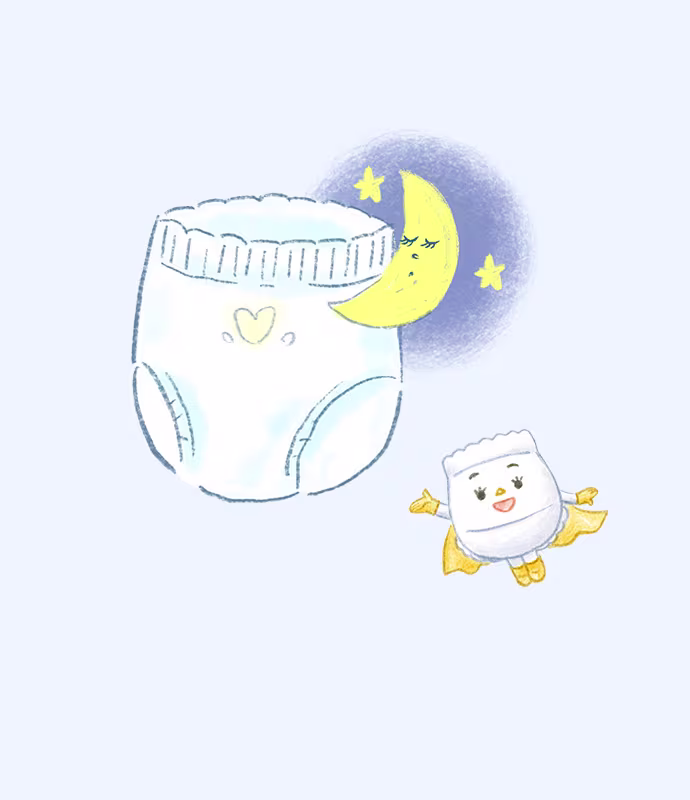 2｜赤ちゃんが寝てくれないときは夜用おむつも対策法に