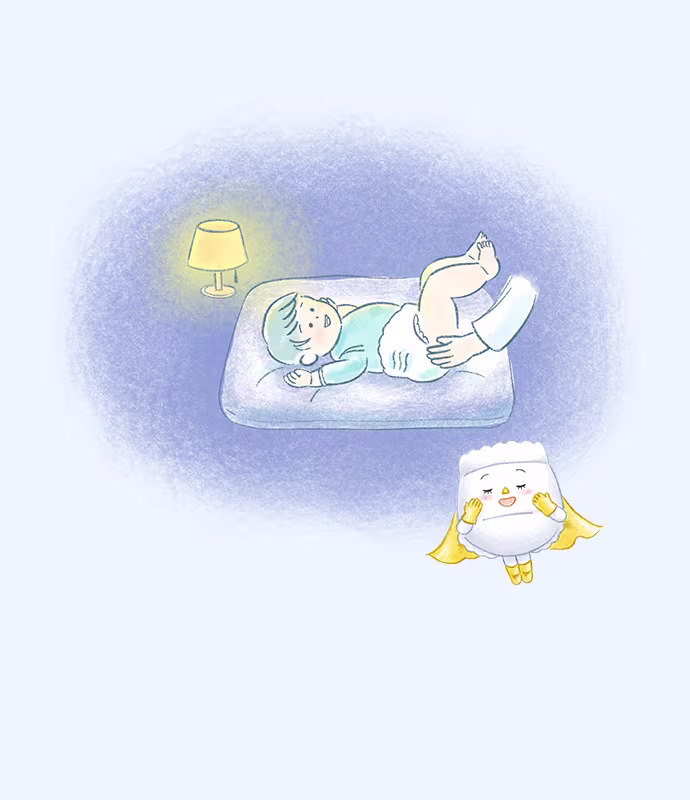 ④おしっこ漏れやおむつ替えによる覚醒