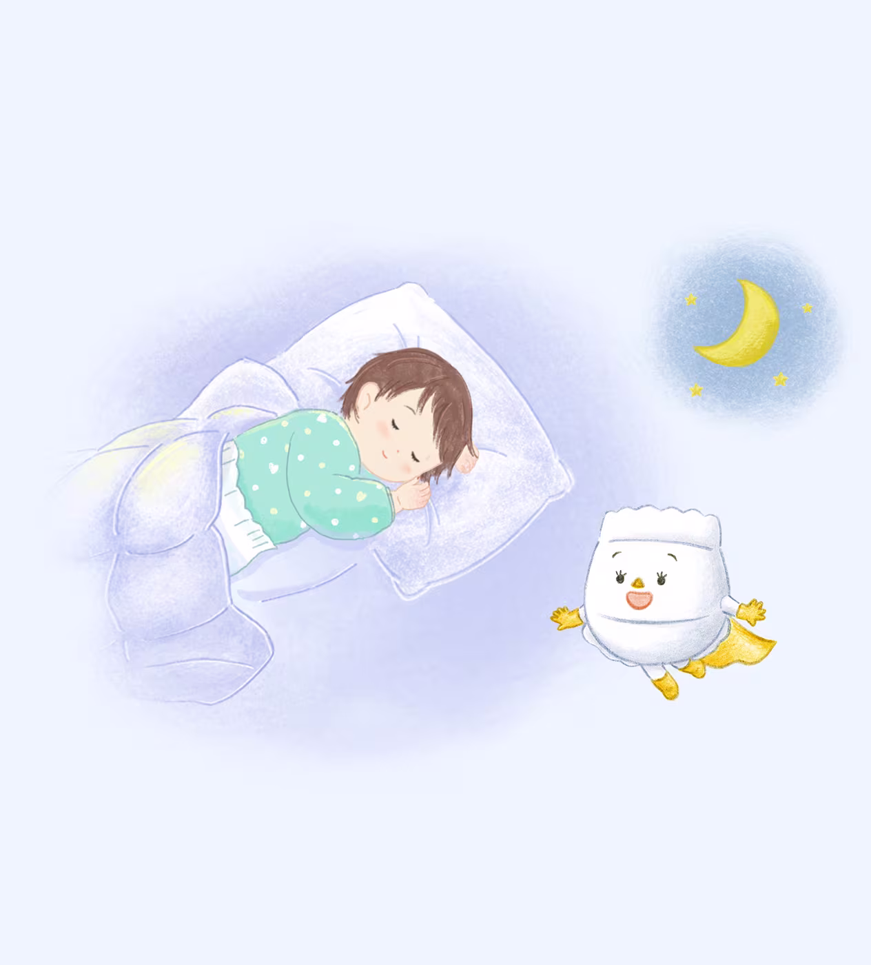 Q3 夜中におむつが気になったら、 起こして替えたほうがいい？