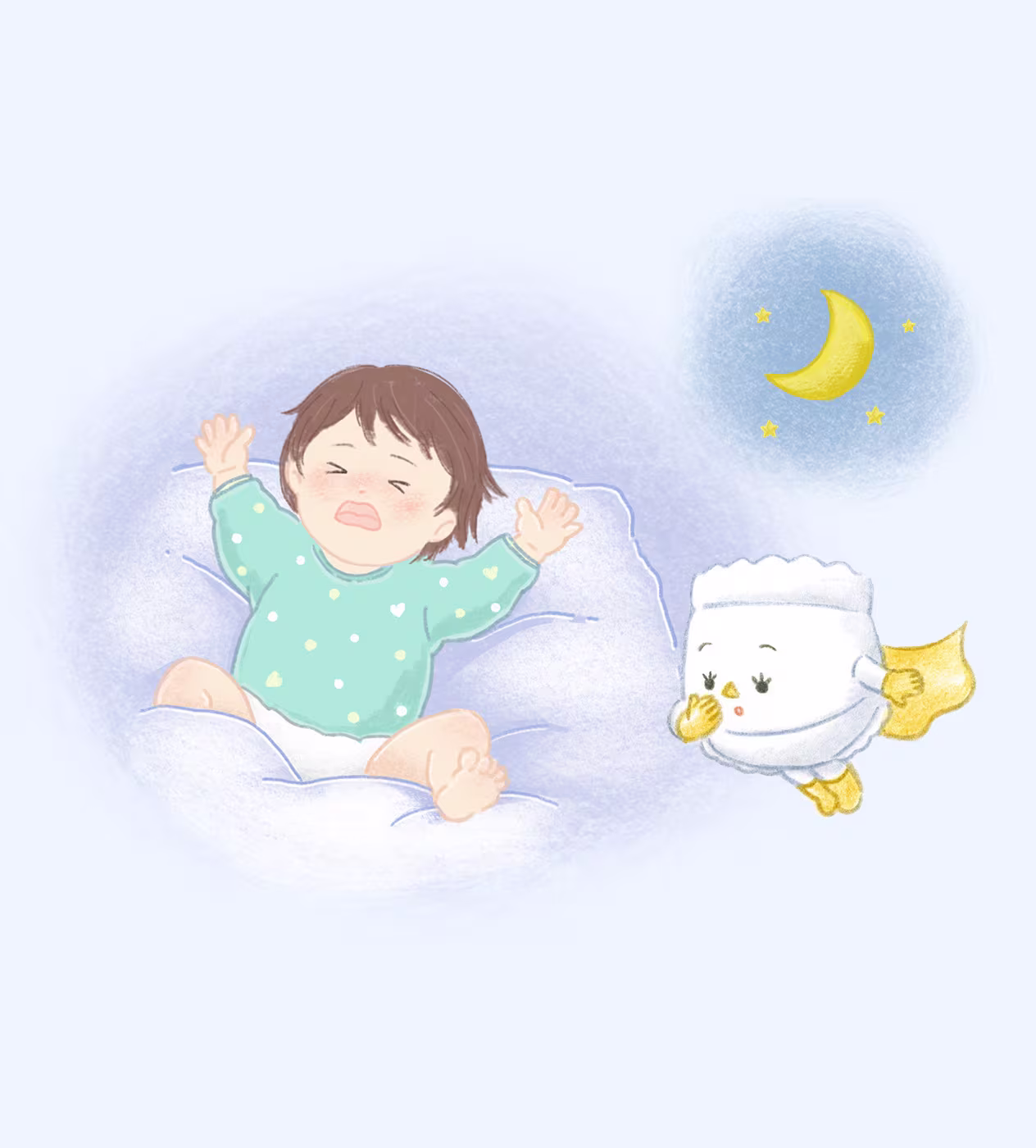Q5 何度も目を覚ますのはなぜ？ おむつも関係ある？