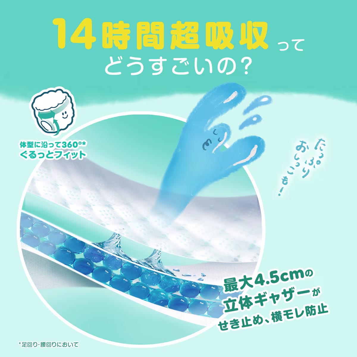 14時間超吸収ってどうすごいの? 14時間超吸収ってどうすごいの?