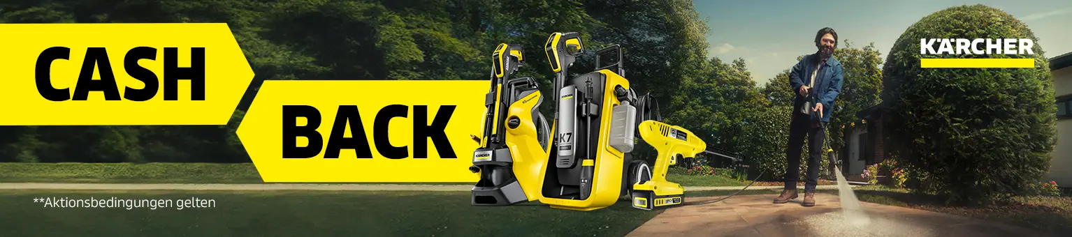 Werbung: Kärcher Cashback-Aktiont