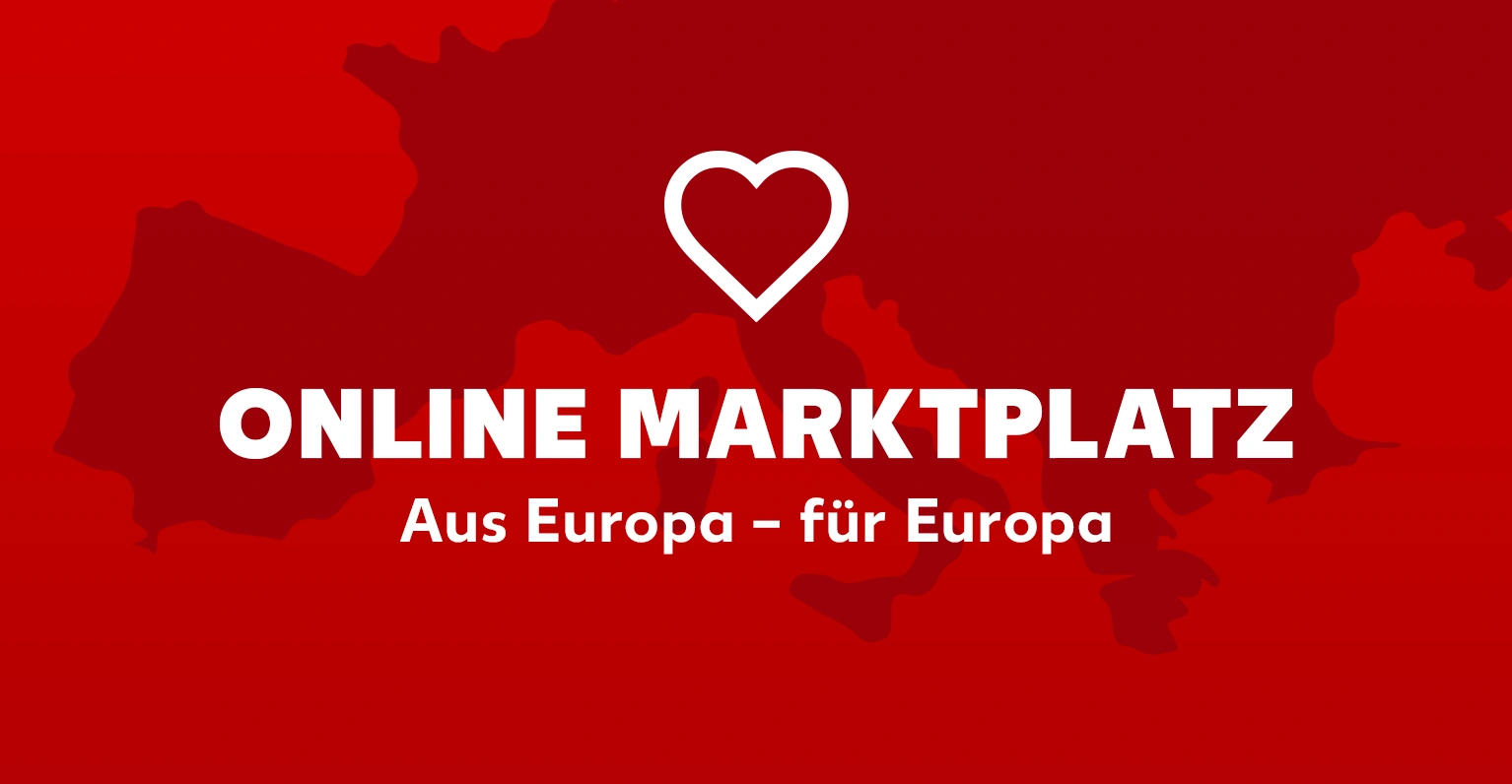 Online-Marktplatz. aus Europa – für Europa