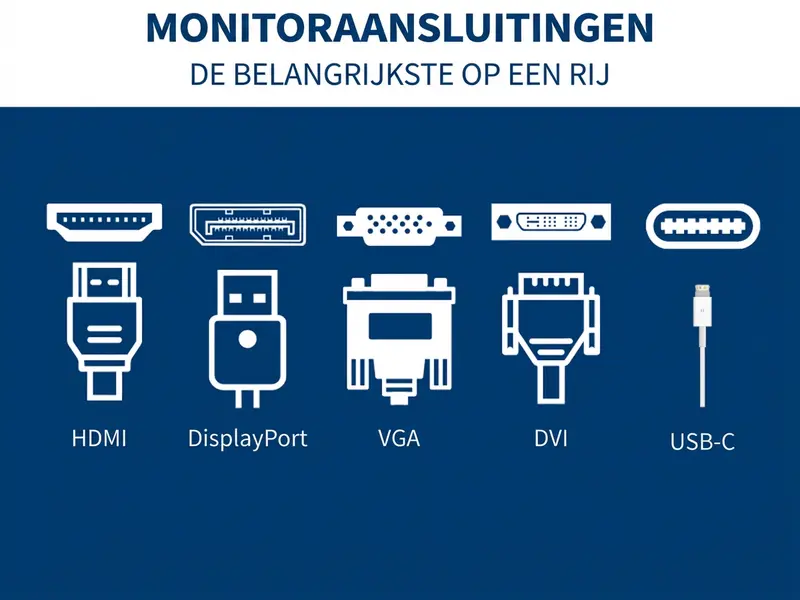 Monitoraansluitingen