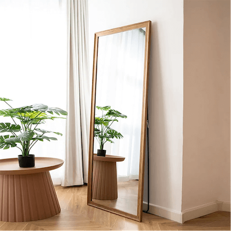 Holz Wandspiegel Ganzkörperspiegel
