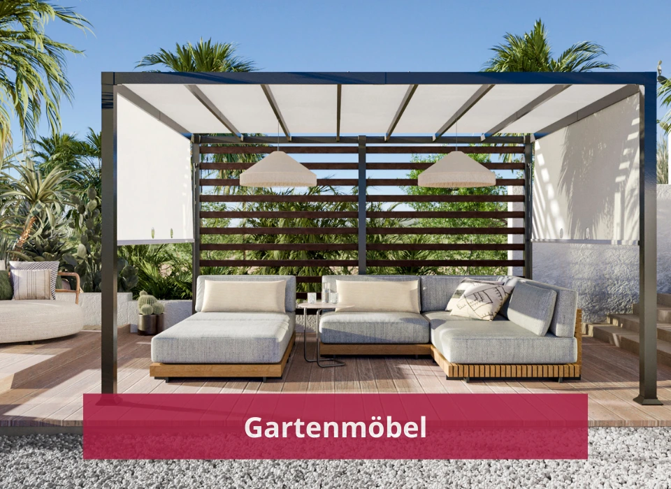 Sunjoy Gartenlounge mit Pavillon