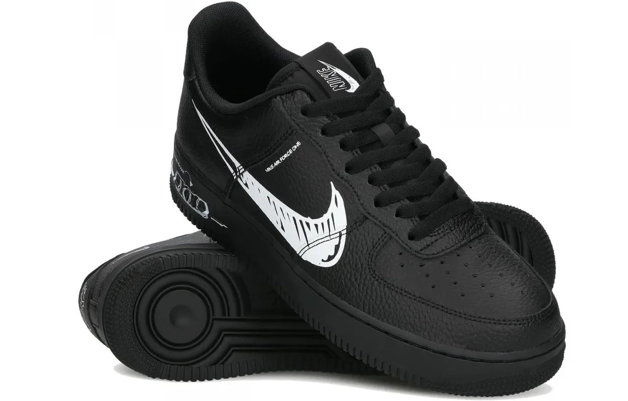 schwarzer Nike Air Force 1 Utility
