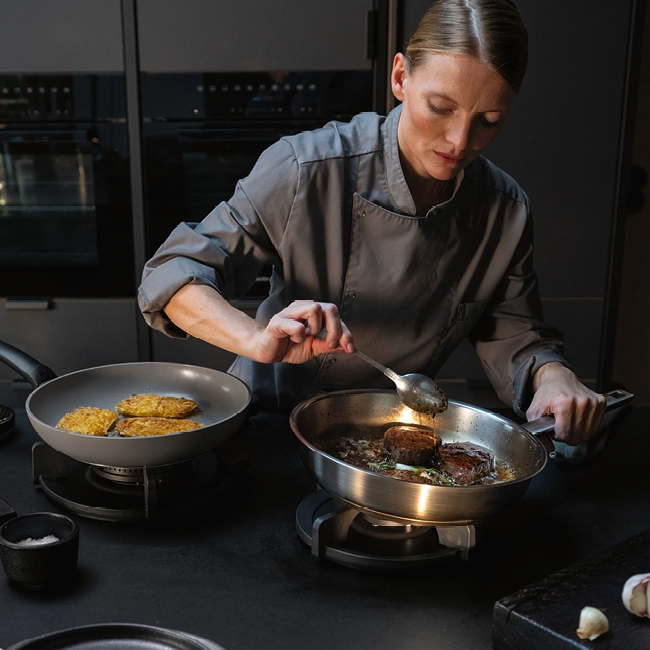 Pfannen der Marke Fissler