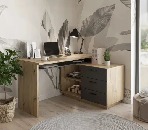 Schreibtisch Hochglanz-Weiß 100x55x75 cm Holzwerkstoff online kaufen 