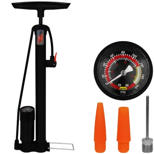 Standluftpumpe mit Zubehör