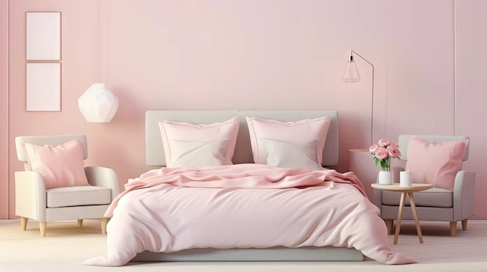 Wandfarbe Rosa