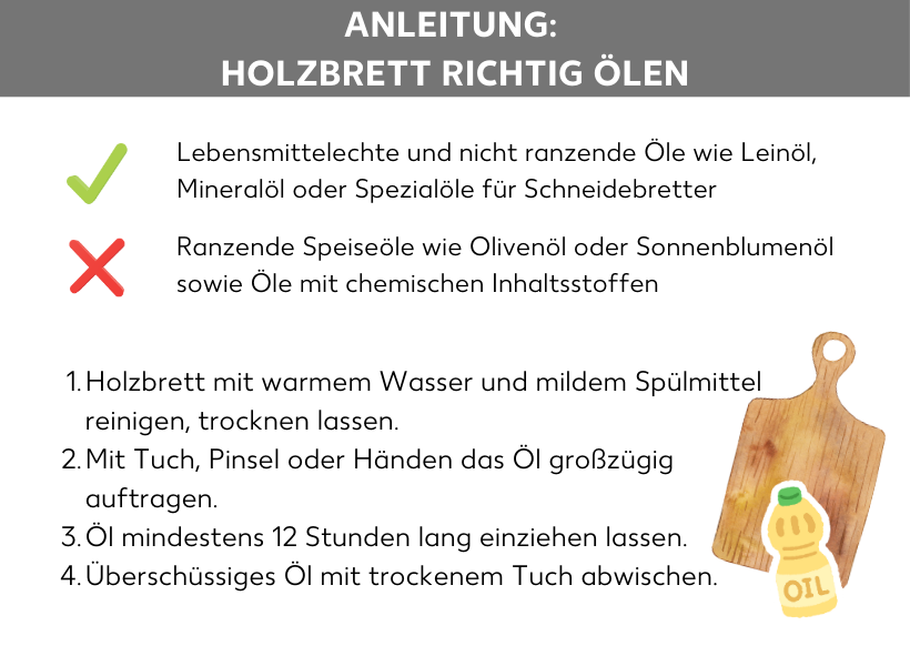 Schneidebrett len: So geht's richtig