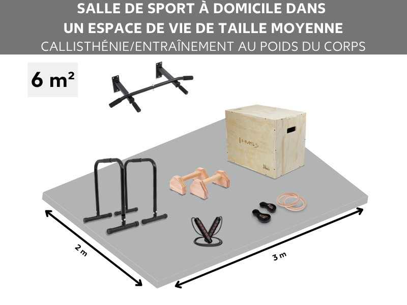 Aménager une salle de sport à domicile dans un grand espace pour pratiquer la callisthénie