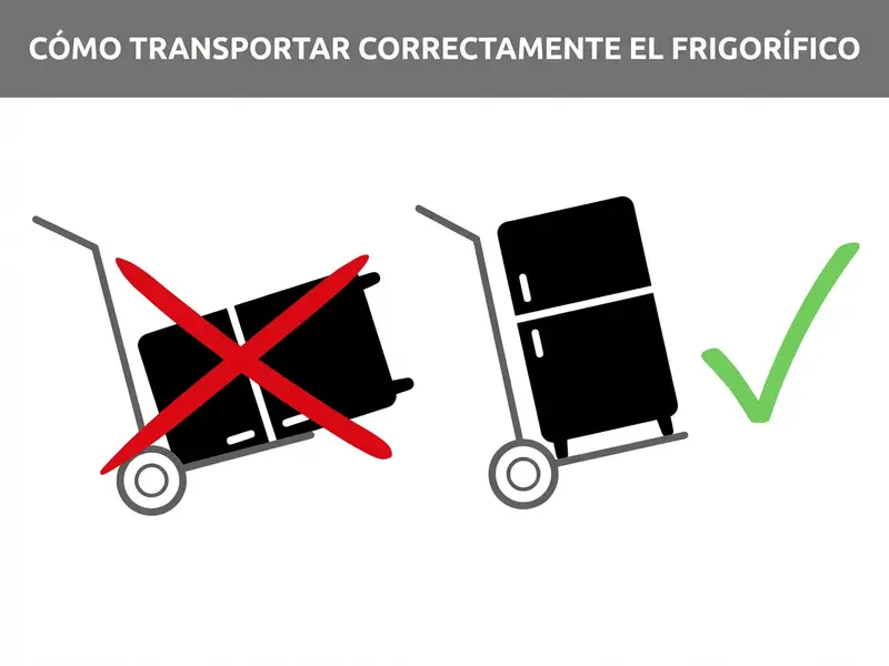 Cómo transportar correctamente una nevera