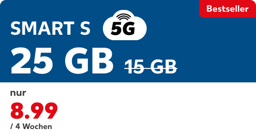 Werbung: Kaufland Mobil Bestseller Tarif S 15GB